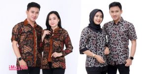 45+ Model Baju Batik Couple Kekinian Terbaru