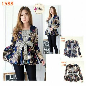 Baju Batik Wanita Modern Modis