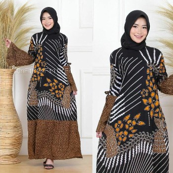 Baju Gamis Batik Modern Naila