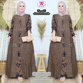 Baju Gamis Batik Modern Prima