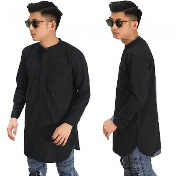 Baju Koko Pakistan Black