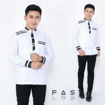 Baju Koko Putih Faz