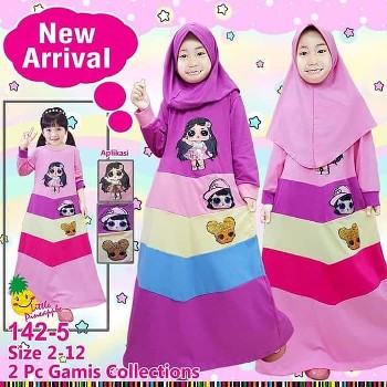 Baju Muslim Anak Karakter Aruna