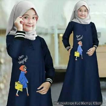 Baju Muslim Anak Karakter Mat