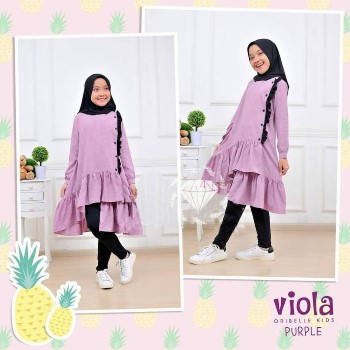 Baju Muslim Anak Kekinian Viola