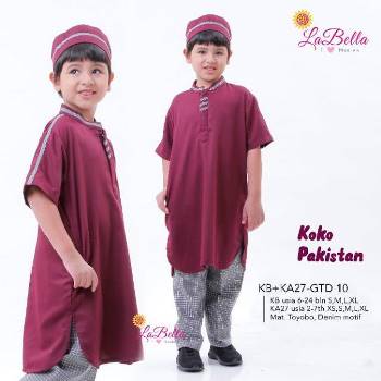 Baju Muslim Anak Laki-Laki Labella
