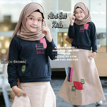 Baju Muslim Anak Perempuan Aini