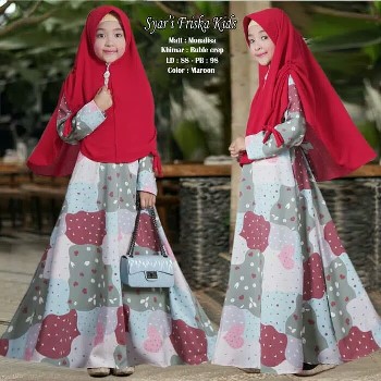 Baju Muslim Anak Perempuan Friska
