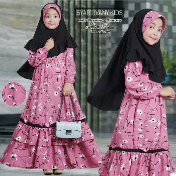 Baju Muslim Anak Perempuan Ivany