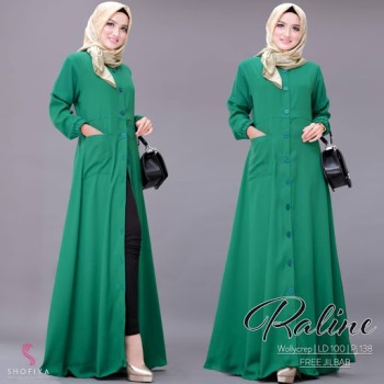 Baju Pesta Muslim Simpel Raline