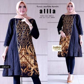 Baju Tunik Batik Alila