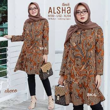 Baju Tunik Batik Alisha