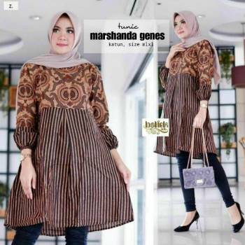 Baju Tunik Batik Marshanda