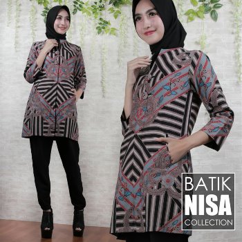 Baju Tunik Batik Nisa