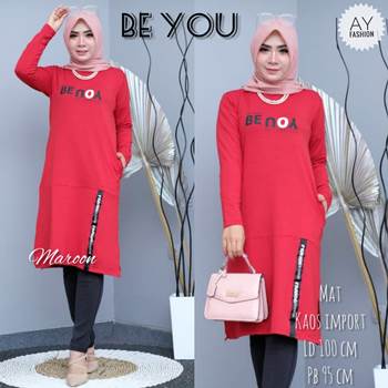 Baju Tunik Kaos Be You