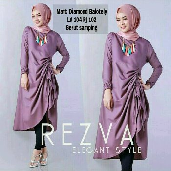 Baju Tunik Pesta Rezva