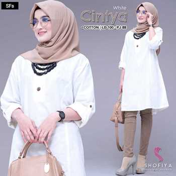 Baju Tunik Putih Cintya