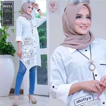 Baju Tunik Putih Dinna