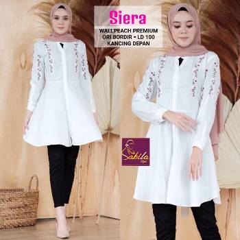 Baju Tunik Putih Siera