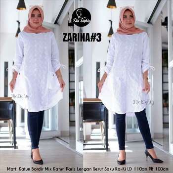 Baju Tunik Putih Zarina