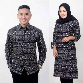 Batik Couple Lengan Panjang Sarimbit