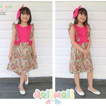 Dress Batik Anak Modern Dolimoli