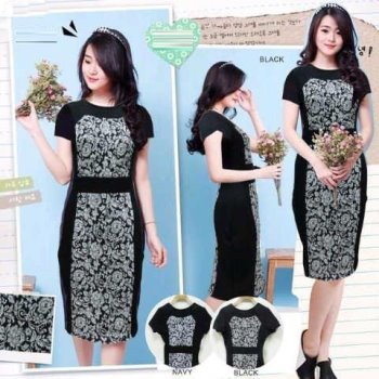 Dress Batik Elegan Natal