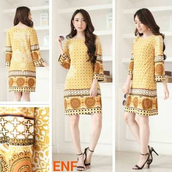 Dress Batik Elegan Spandex