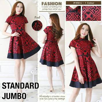 Dress Batik Kekinian Imlek