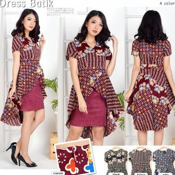 Dress Batik Kekinian Pinguin
