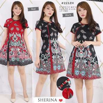 Dress Batik Kekinian Sherina