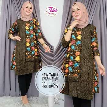 Dress Batik Muslim Mega