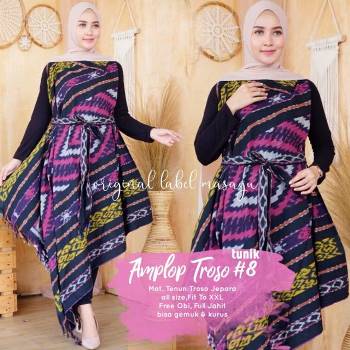 Dress Batik Muslim Tenun