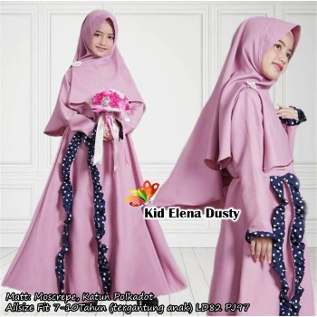 Gamis Anak Modern Elena