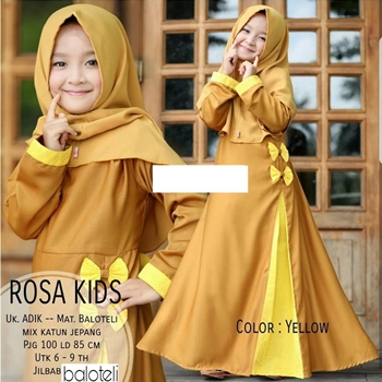 Gamis Anak Modern Rosa