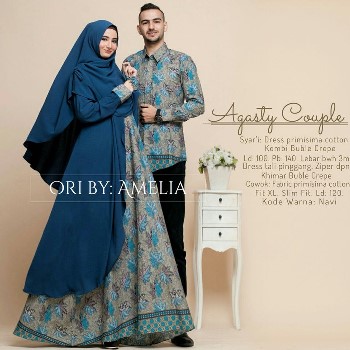 Gamis Batik Couple Amelia