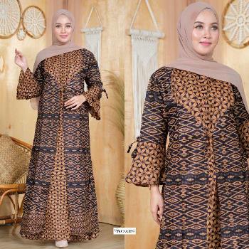 Gamis Batik Kantor Noah