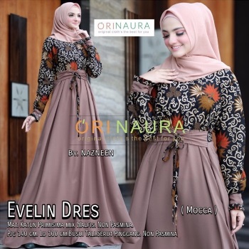Gamis Batik Modern Evelin