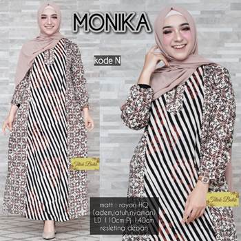 Gamis Batik Modern Monika