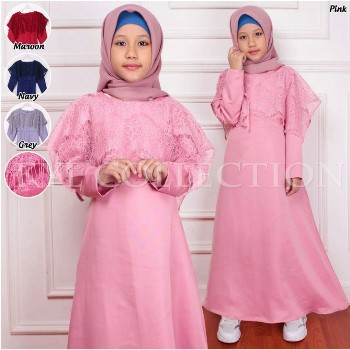 Gamis Brokat Anak Modern Ana