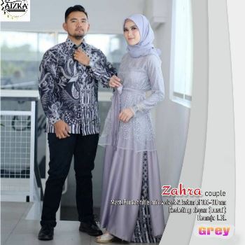 Gamis Brokat Putih Khalifa