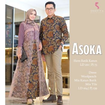 Gamis Brokat Couple Asoka