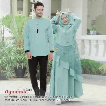 Gamis Brokat Couple Ayuninda