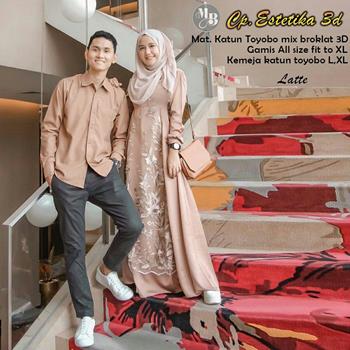 Gamis Brokat Couple Fazza