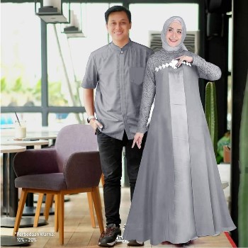 Gamis Brokat Couple Rosilia