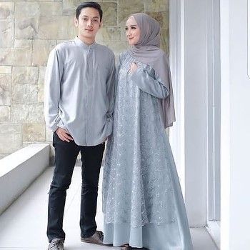 Gamis Brokat Couple Sarimbit