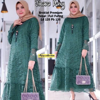 Gamis Brokat Jumbo Jihara