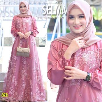 Gamis Brokat Jumbo Selma