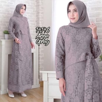 Gamis Brokat Kekinian Arga