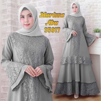 Gamis Brokat Kombinasi Marissa